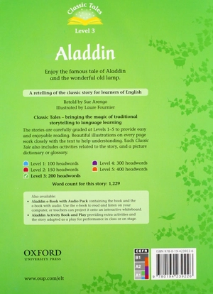 classic tales level 3: aladdin - second edition - Ảnh 3