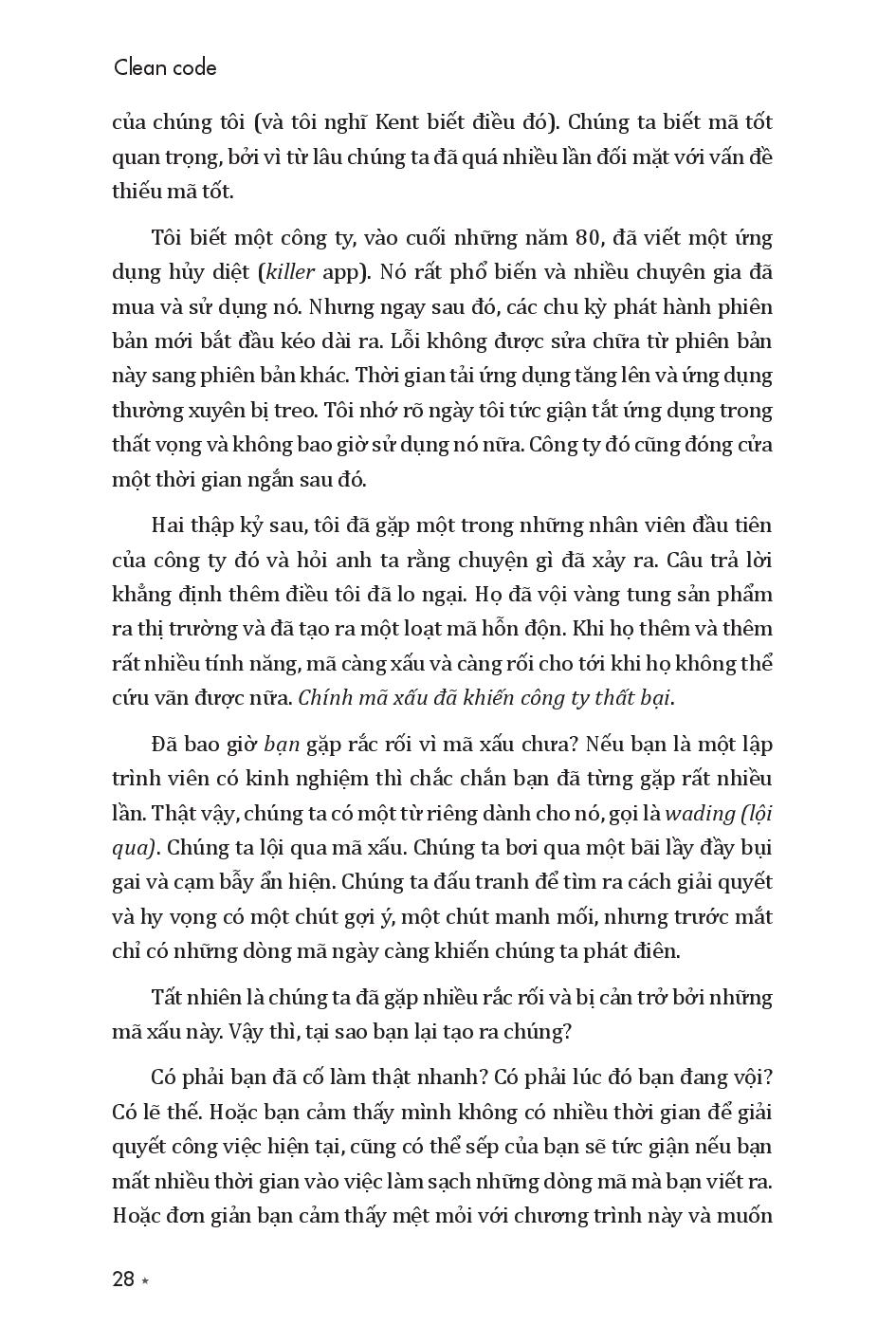 clean code - mã sạch và con đường trở thành lập trình viên giỏi (tái bản 2023) - Ảnh 4