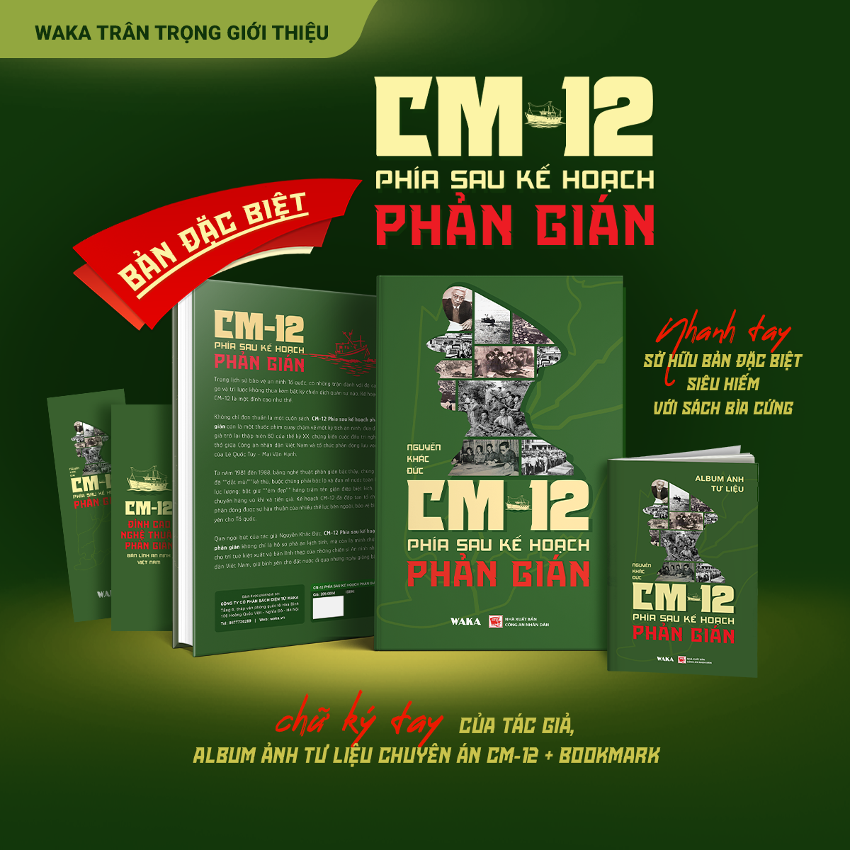 CM-12 - Phía Sau Kế Hoạch Phản Gián - Bìa Cứng - Tặng Kèm Chữ Ký Tay + Bookmark Hai Mặt Cán Mờ + Sổ Album Ảnh - Ảnh 2