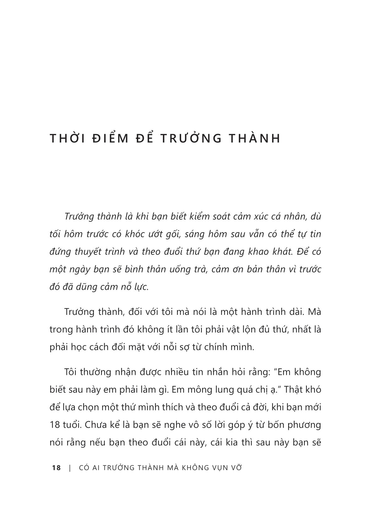 có ai trưởng thành mà không vụn vỡ - Ảnh 8