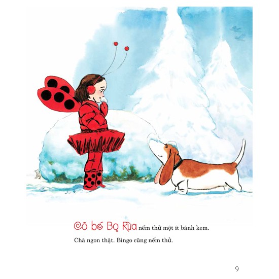 cô bé bọ rùa chơi đùa cùng tuyết - câu chuyện về tinh thần lạc quan - Ảnh 4