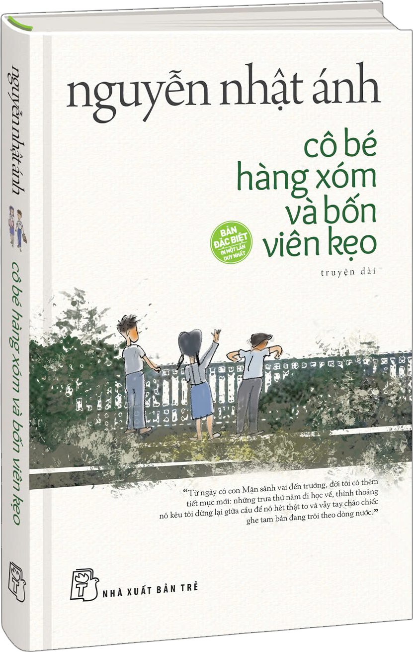 Cô Bé Hàng Xóm Và Bốn Viên Kẹo - Bìa Cứng - Tặng Kèm Random 1 Trong 4 Mẫu Bookmark + Sticker + Sổ Vẽ - Ảnh 3