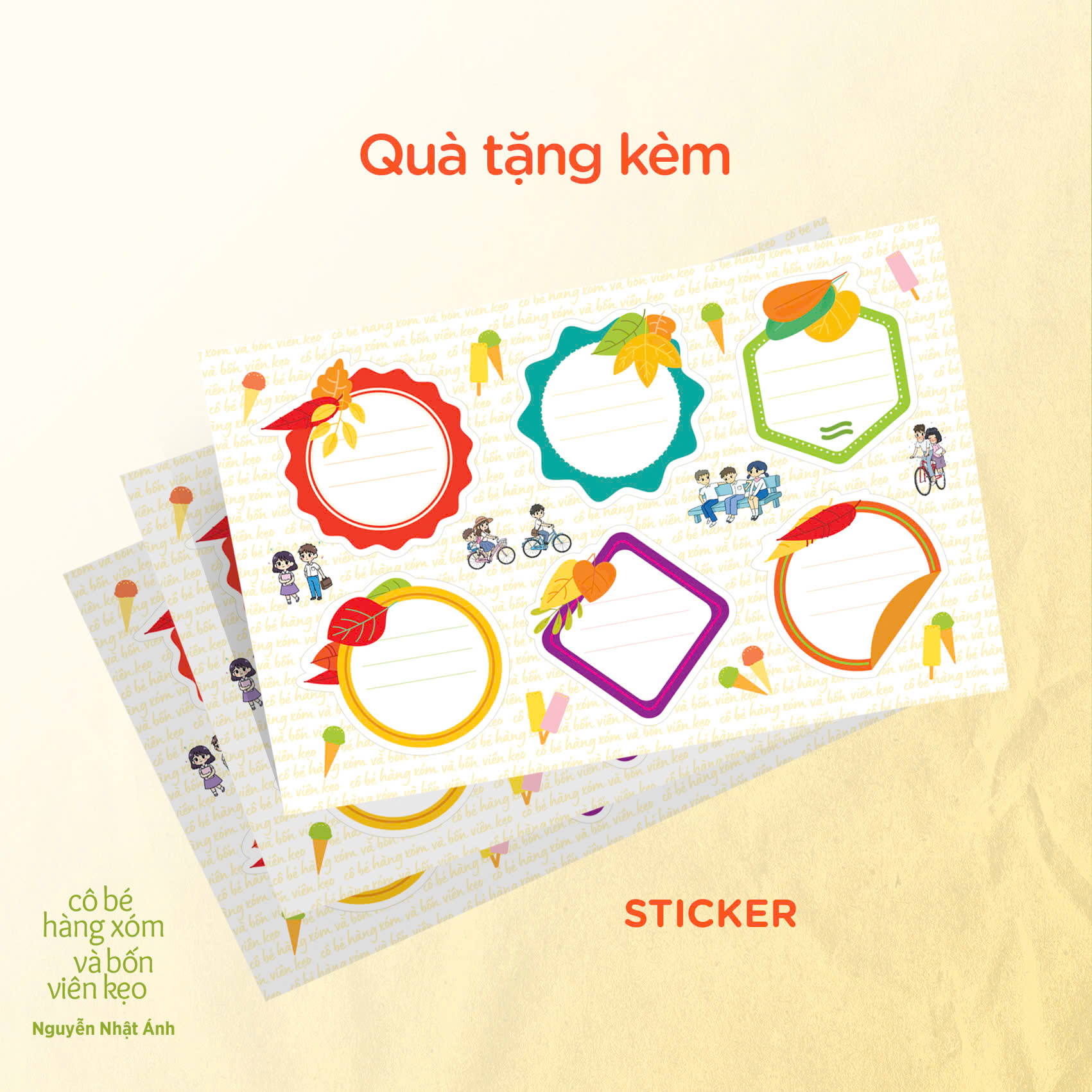Cô Bé Hàng Xóm Và Bốn Viên Kẹo - Bìa Cứng - Tặng Kèm Random 1 Trong 4 Mẫu Bookmark + Sticker + Sổ Vẽ - Ảnh 5