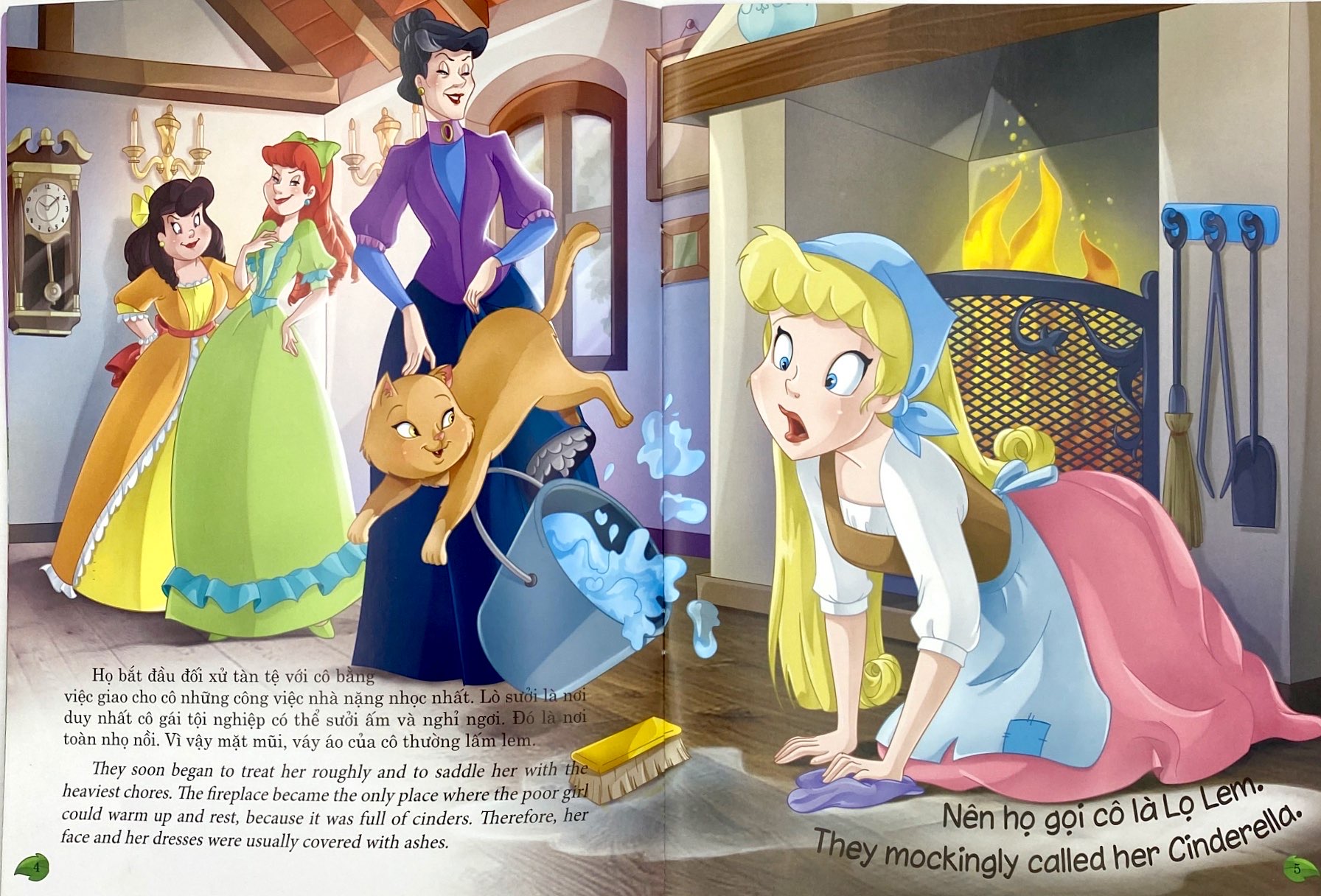 cô bé lọ lem - truyện song ngữ anh - việt - Ảnh 4