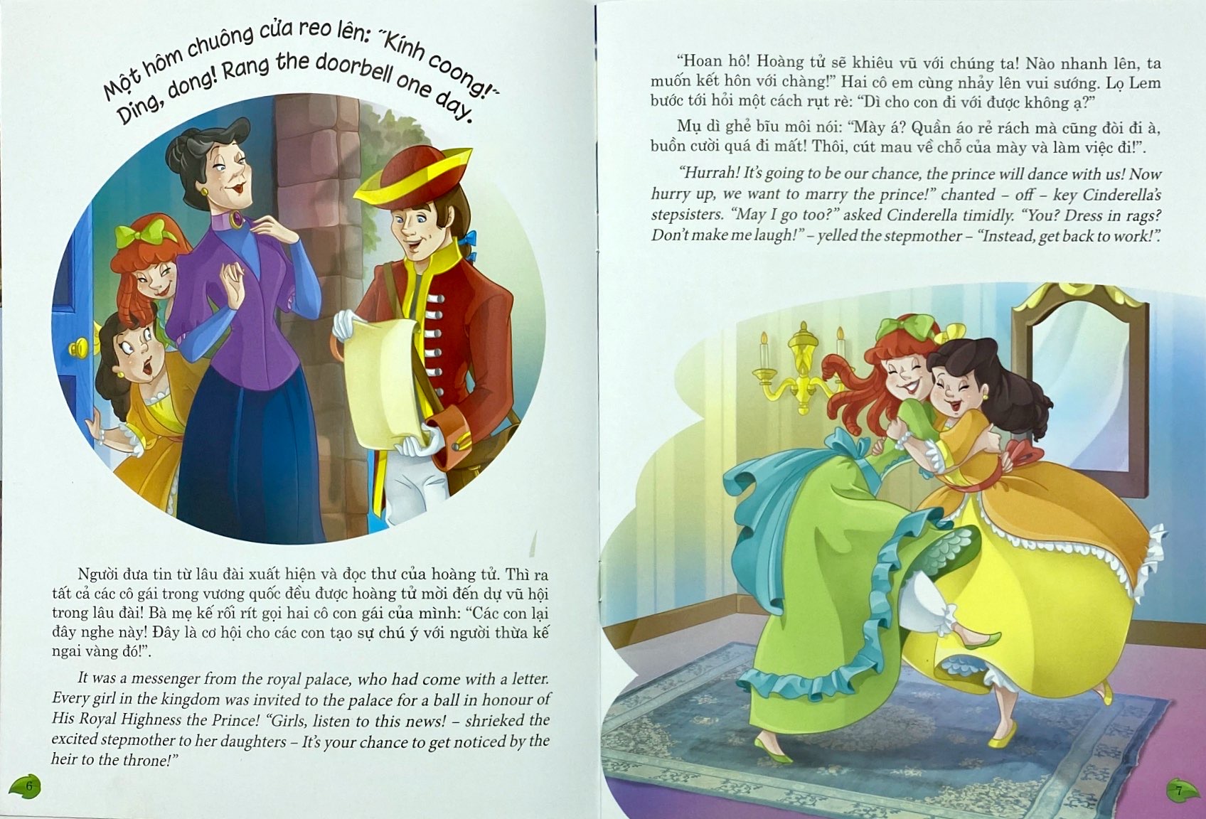 cô bé lọ lem - truyện song ngữ anh - việt - Ảnh 5