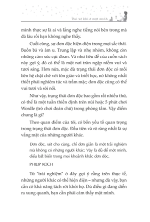 cô đơn nhưng không cô độc - hạnh phúc luôn bên ta - Ảnh 13