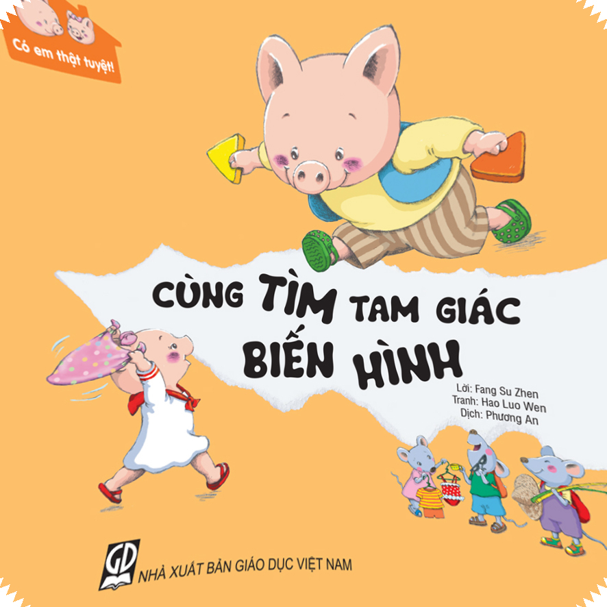 có em thật tuyệt - cùng tìm tam giác biến hình - Ảnh 2