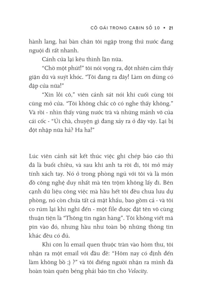 cô gái trong cabin số 10 - Ảnh 18