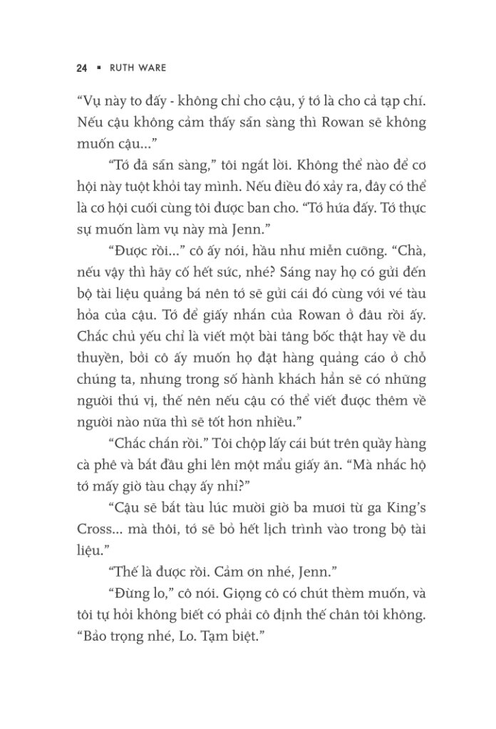 cô gái trong cabin số 10 - Ảnh 21