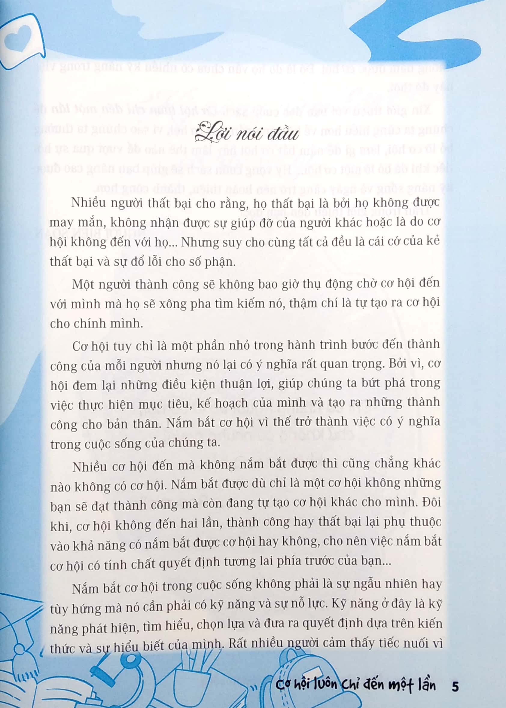 cơ hội luôn chỉ đến một lần (kỹ năng nắm bắt cơ hội) (dùng cho lứa tuổi học sinh phổ thông) - Ảnh 4