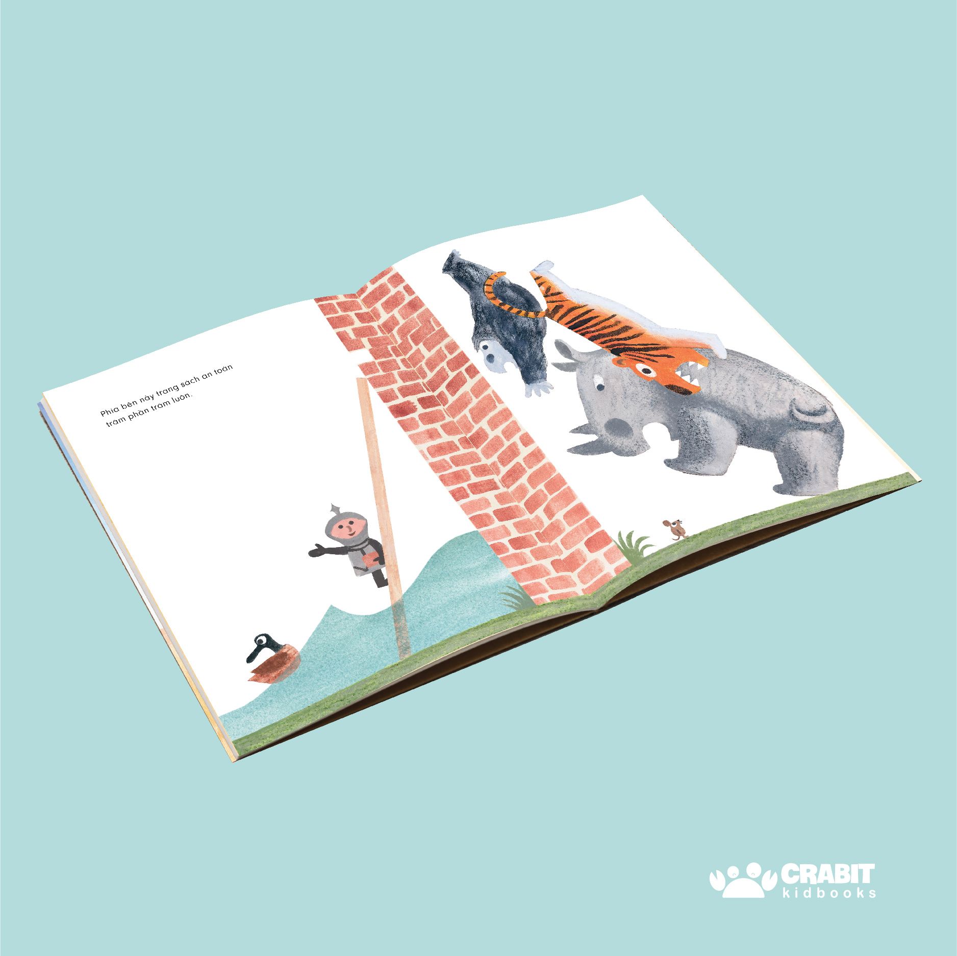 có một bức tường ở giữa trang sách - Ảnh 4