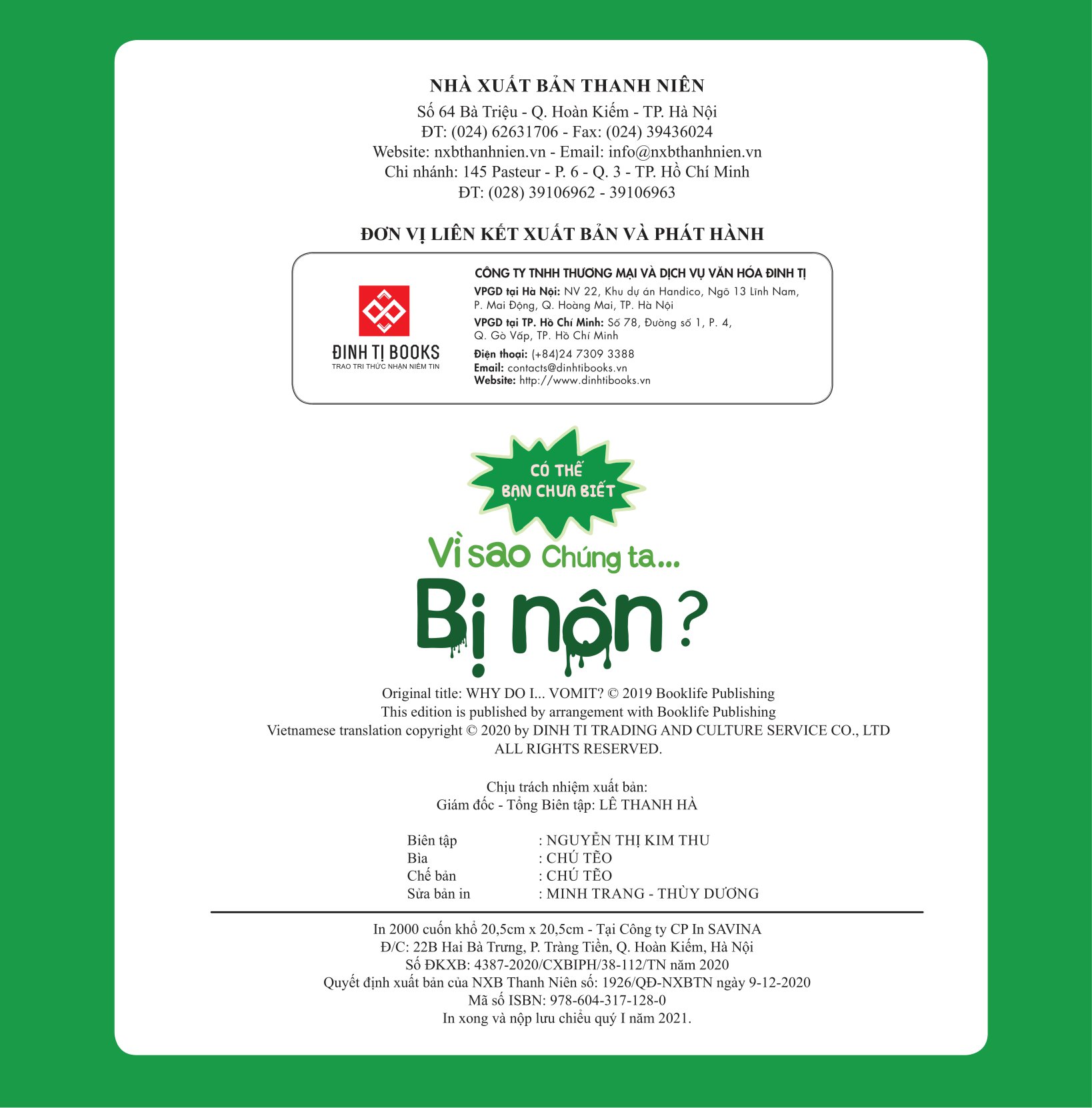 có thể bạn chưa biết - vì sao chúng ta... bị nôn? - Ảnh 3