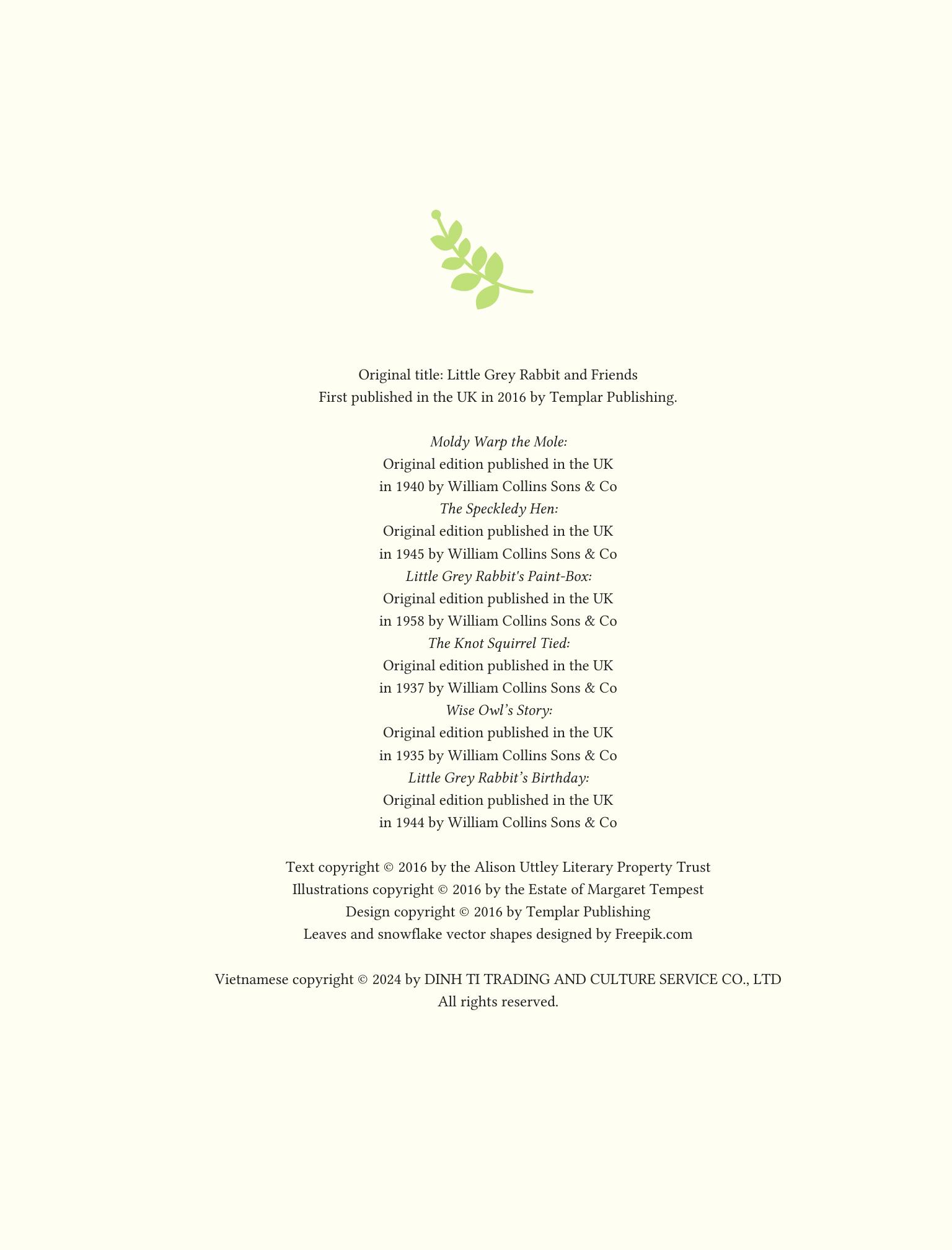 Cô Thỏ Xám Nhỏ Ở Miền Thôn Dã - Những Người Bạn - Bìa Cứng - Ảnh 3