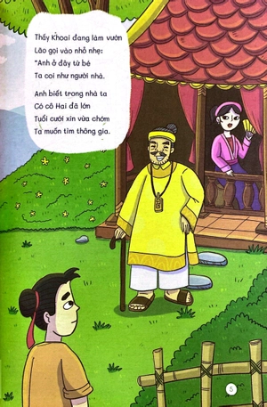 cổ tích bằng thơ giúp bé 4+ học chữ, luyện đọc trôi chảy - cây tre trăm đốt - Ảnh 4