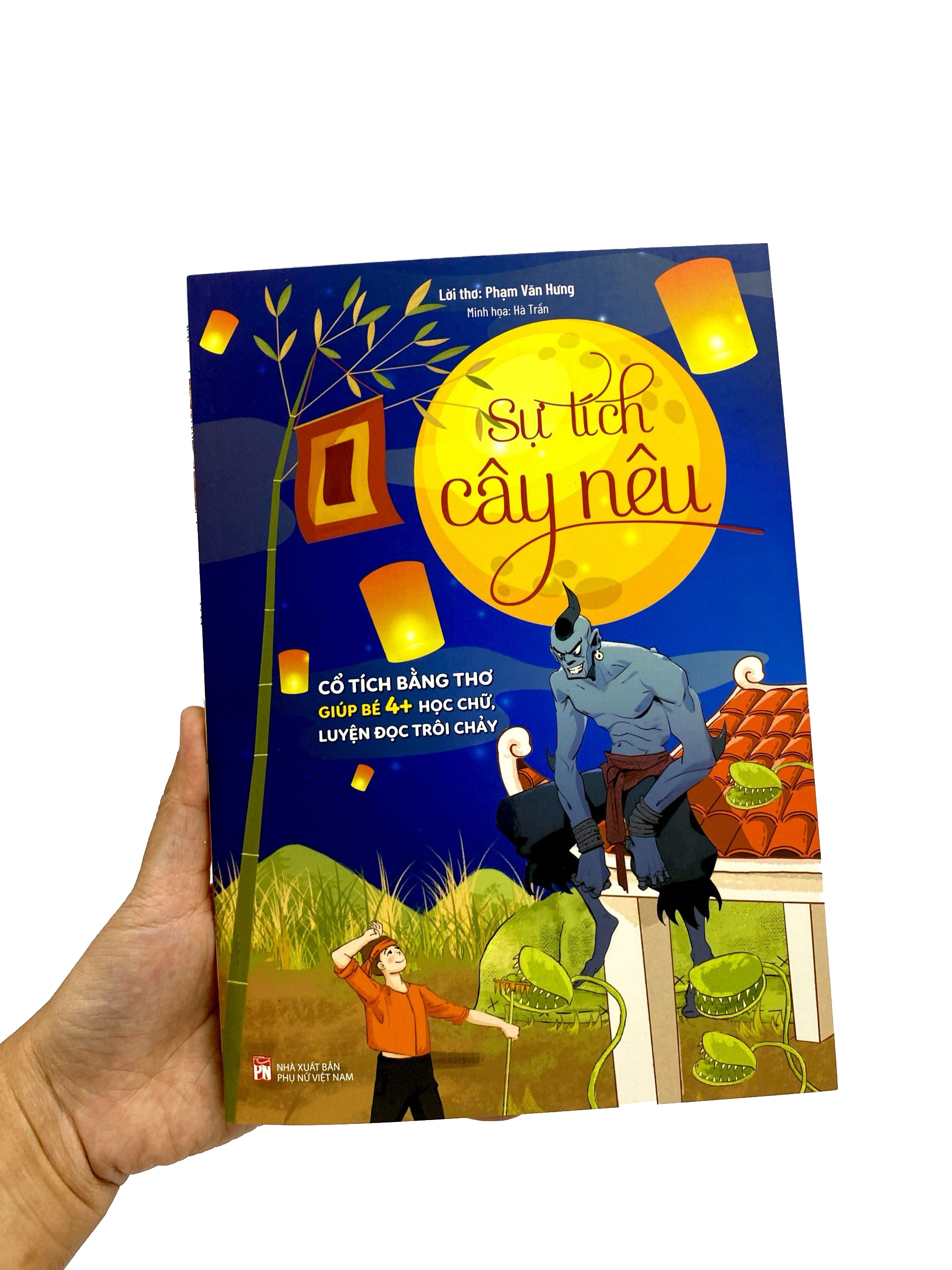 cổ tích bằng thơ giúp bé 4+ học chữ, luyện đọc trôi chảy - sự tích cây nêu - Ảnh 8