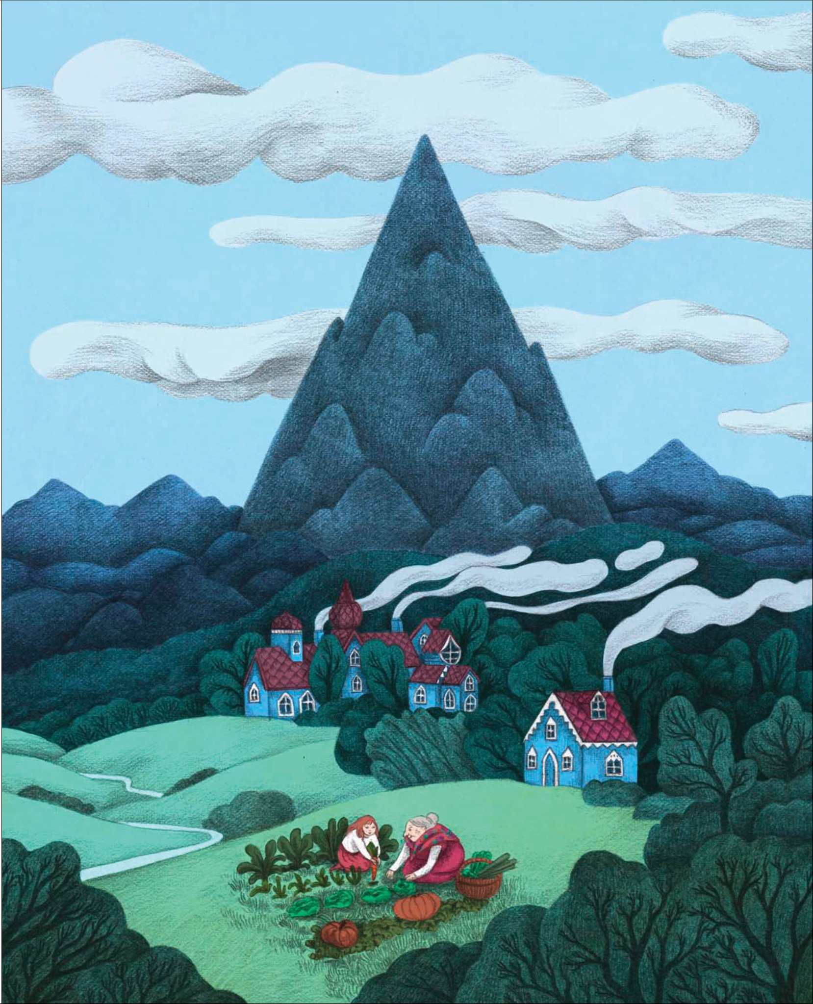 cổ tích chữa lành - chiếc khăn của bà - Ảnh 2