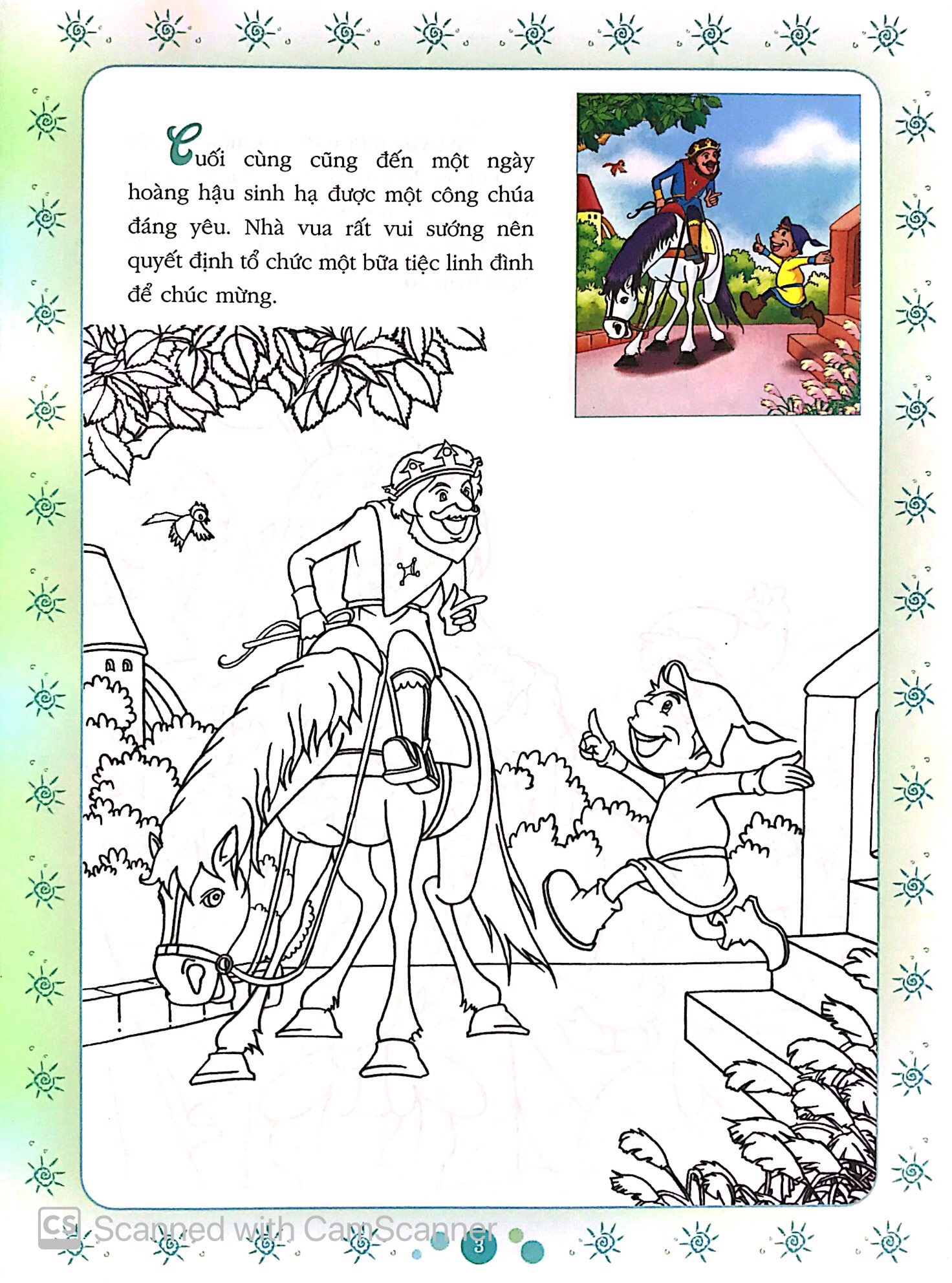 cổ tích tô màu công chúa - công chúa ngủ trong rừng - Ảnh 4