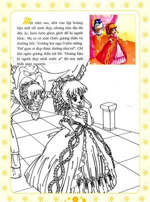 cổ tích tô màu công chúa - nàng bạch tuyết - Ảnh 4