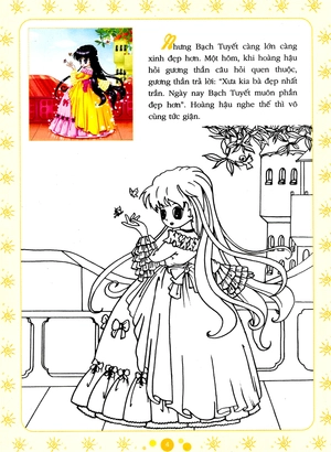 cổ tích tô màu công chúa - nàng bạch tuyết - Ảnh 5