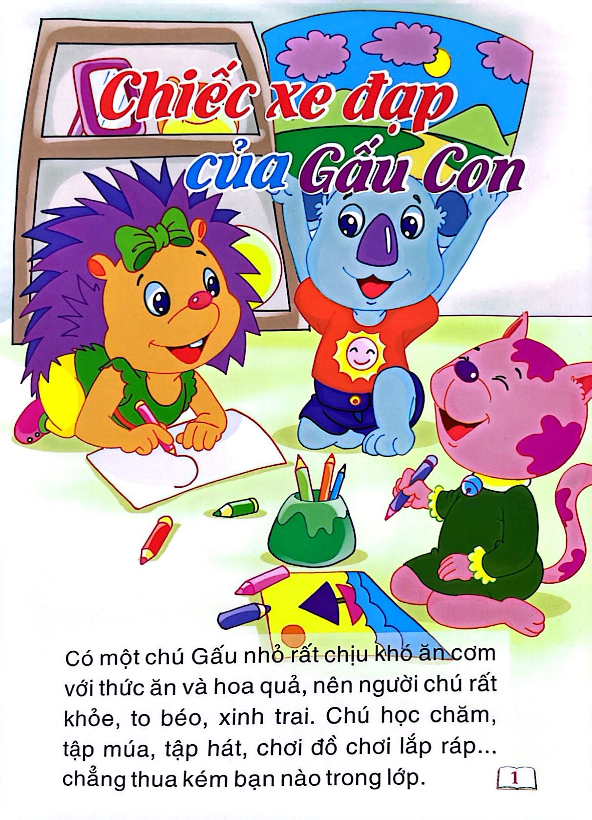 cổ tích trăng non - chiếc xe đạp của gấu con - Ảnh 3