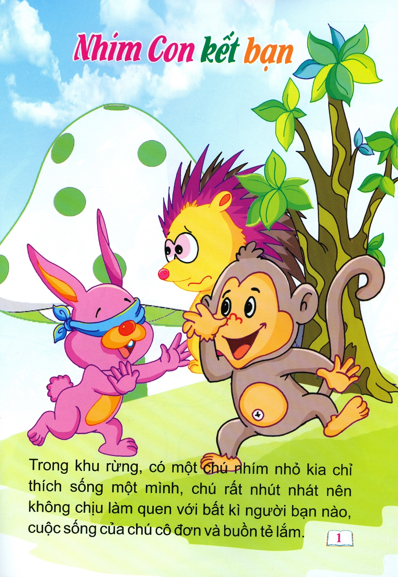 cổ tích trăng non - nhím con kết bạn - Ảnh 3