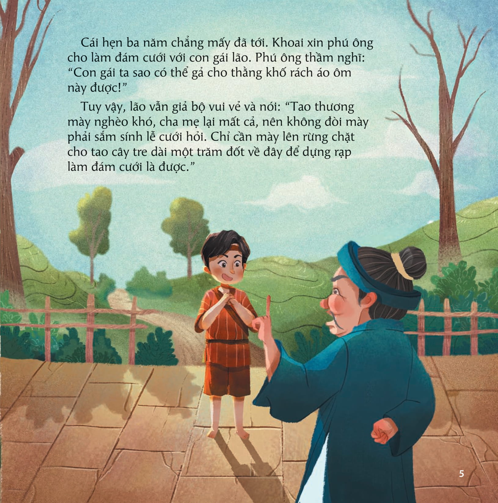 cổ tích việt nam cho bé - cây tre trăm đốt (tái bản 2022) - Ảnh 5