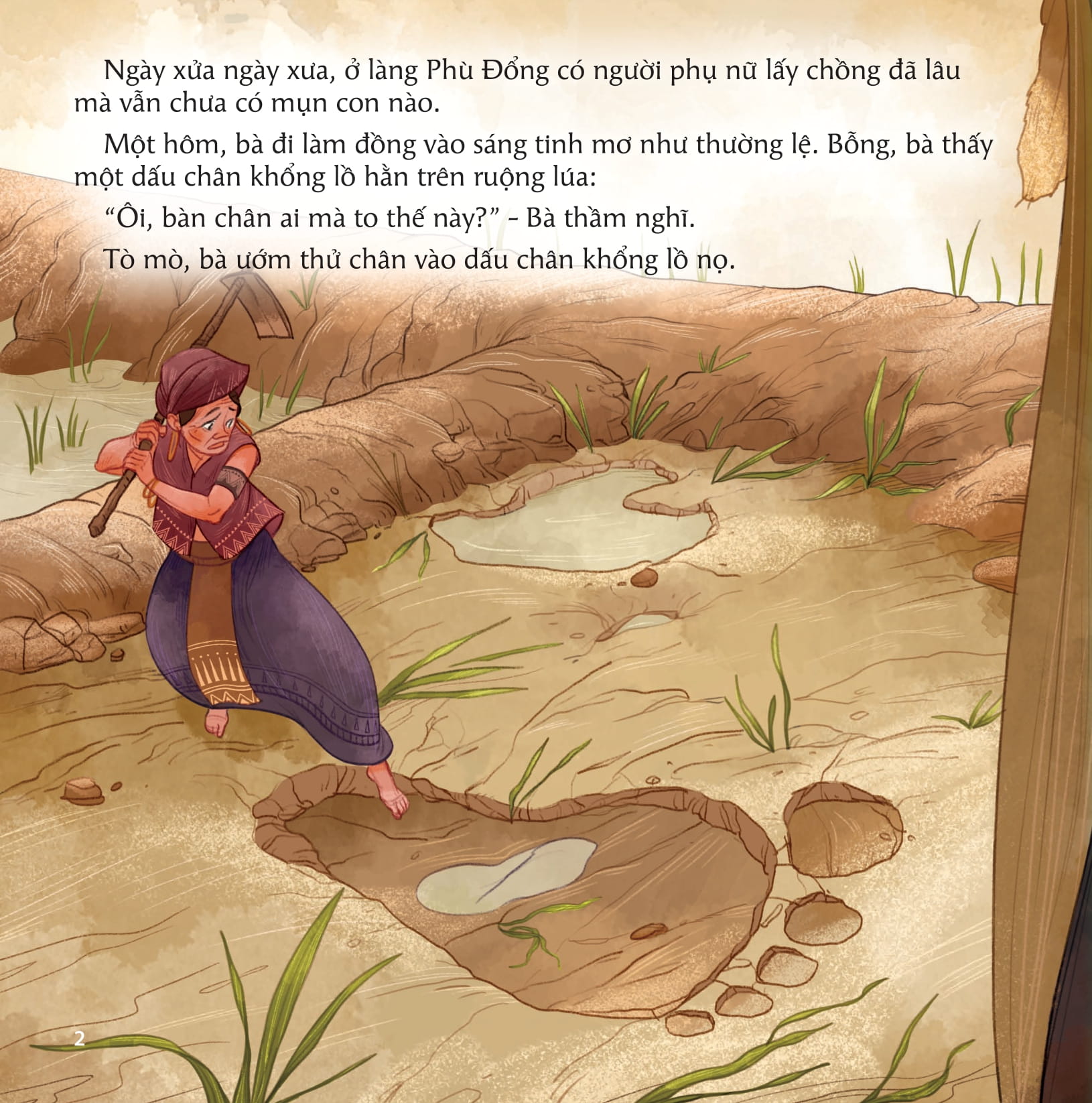 cổ tích việt nam cho bé - chuyện ông gióng (tái bản 2022) - Ảnh 2