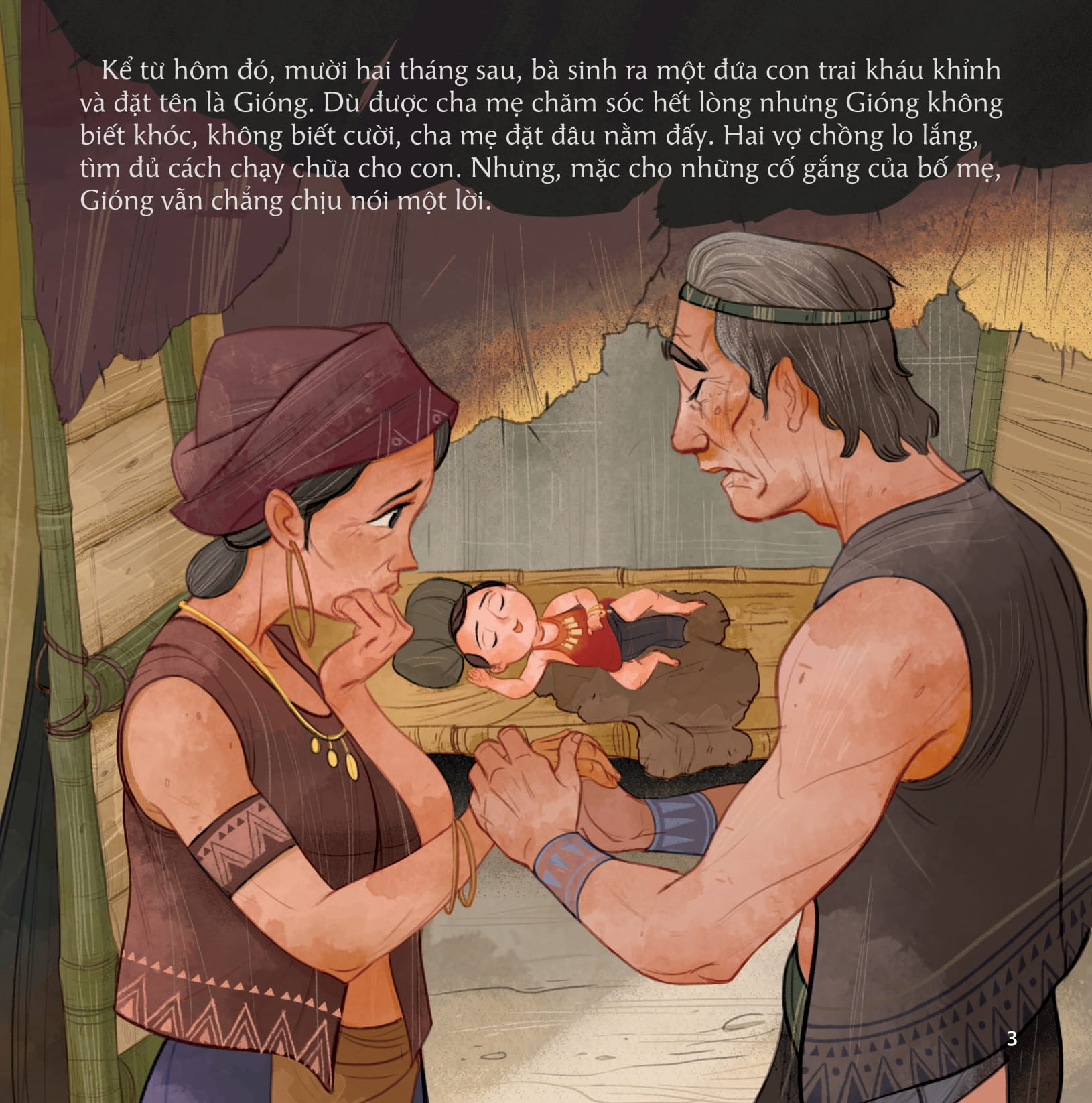 cổ tích việt nam cho bé - chuyện ông gióng (tái bản 2022) - Ảnh 3