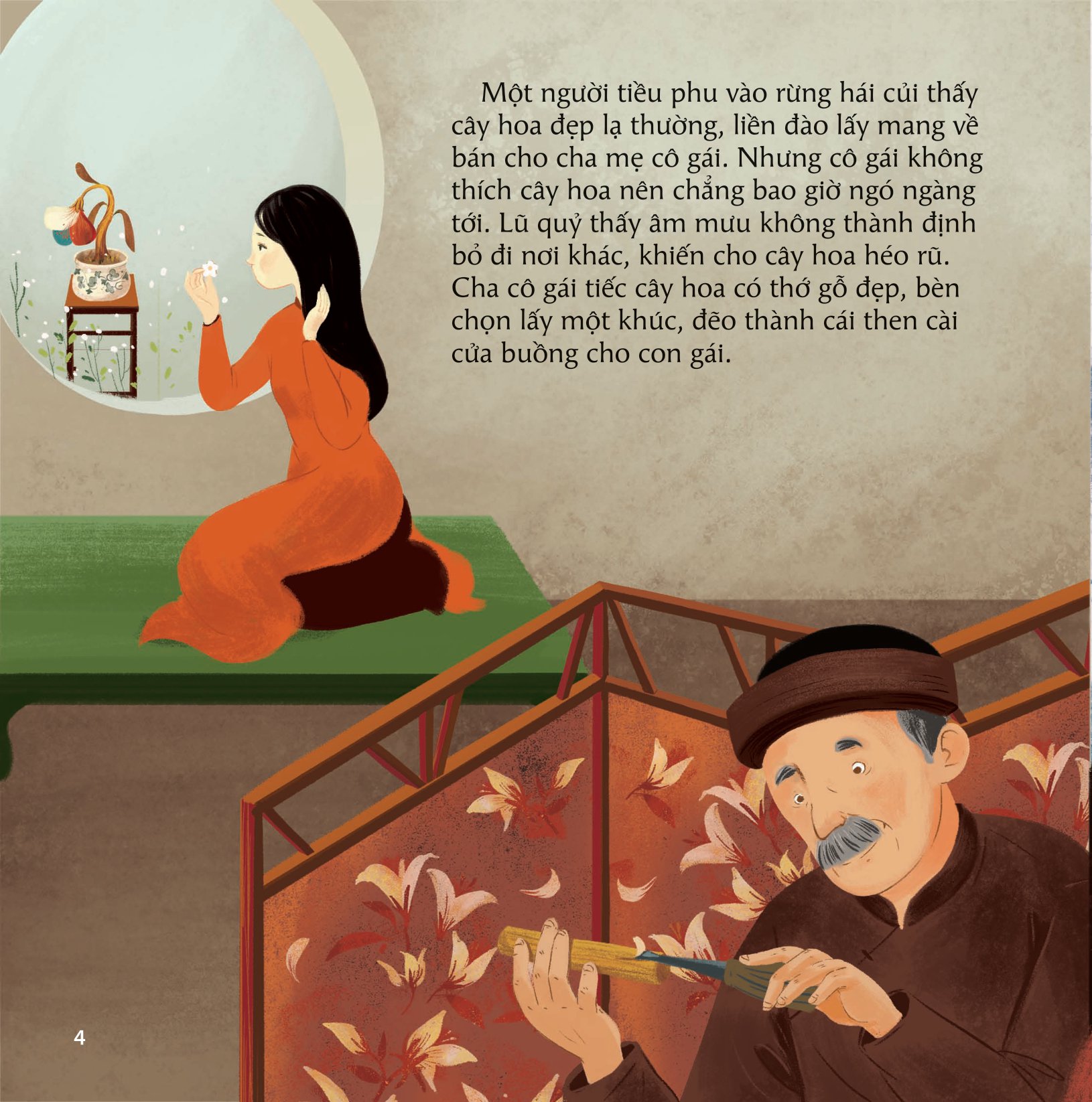 cổ tích việt nam cho bé mẫu giáo - anh học trò và ba con quỷ (tái bản 2020) - Ảnh 4