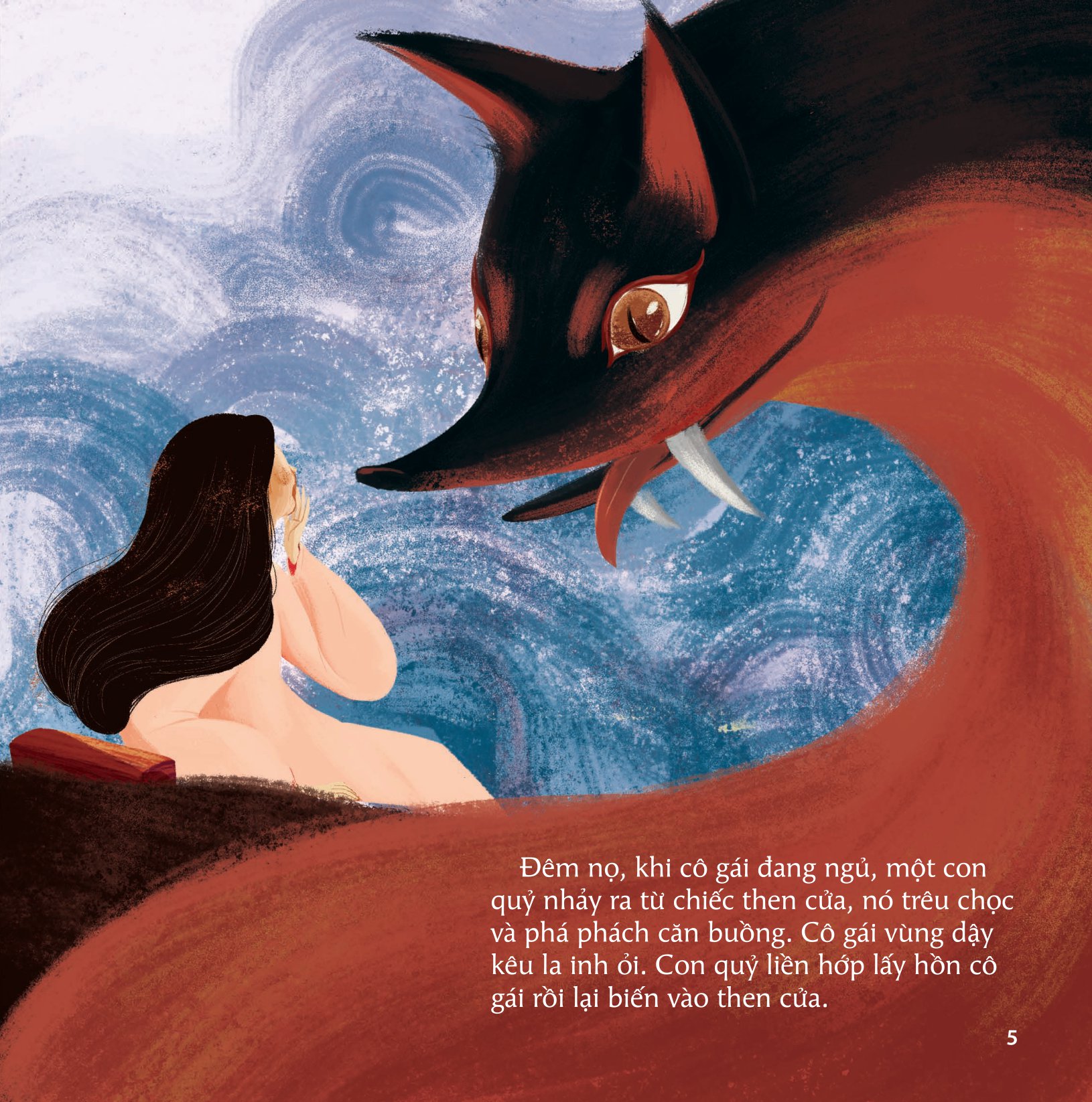 cổ tích việt nam cho bé mẫu giáo - anh học trò và ba con quỷ (tái bản 2020) - Ảnh 5