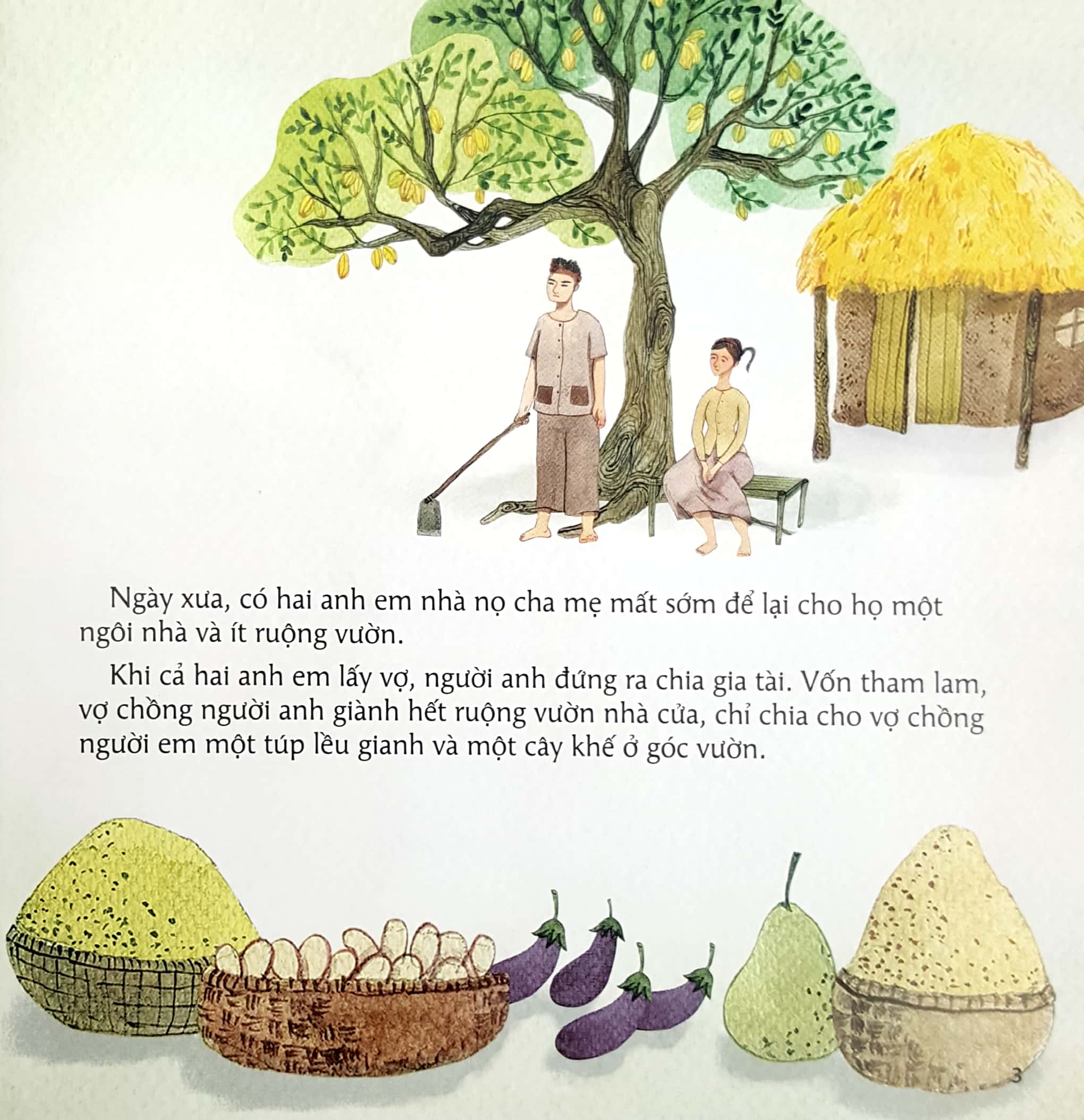 cổ tích việt nam cho bé mẫu giáo - cây khế - Ảnh 4