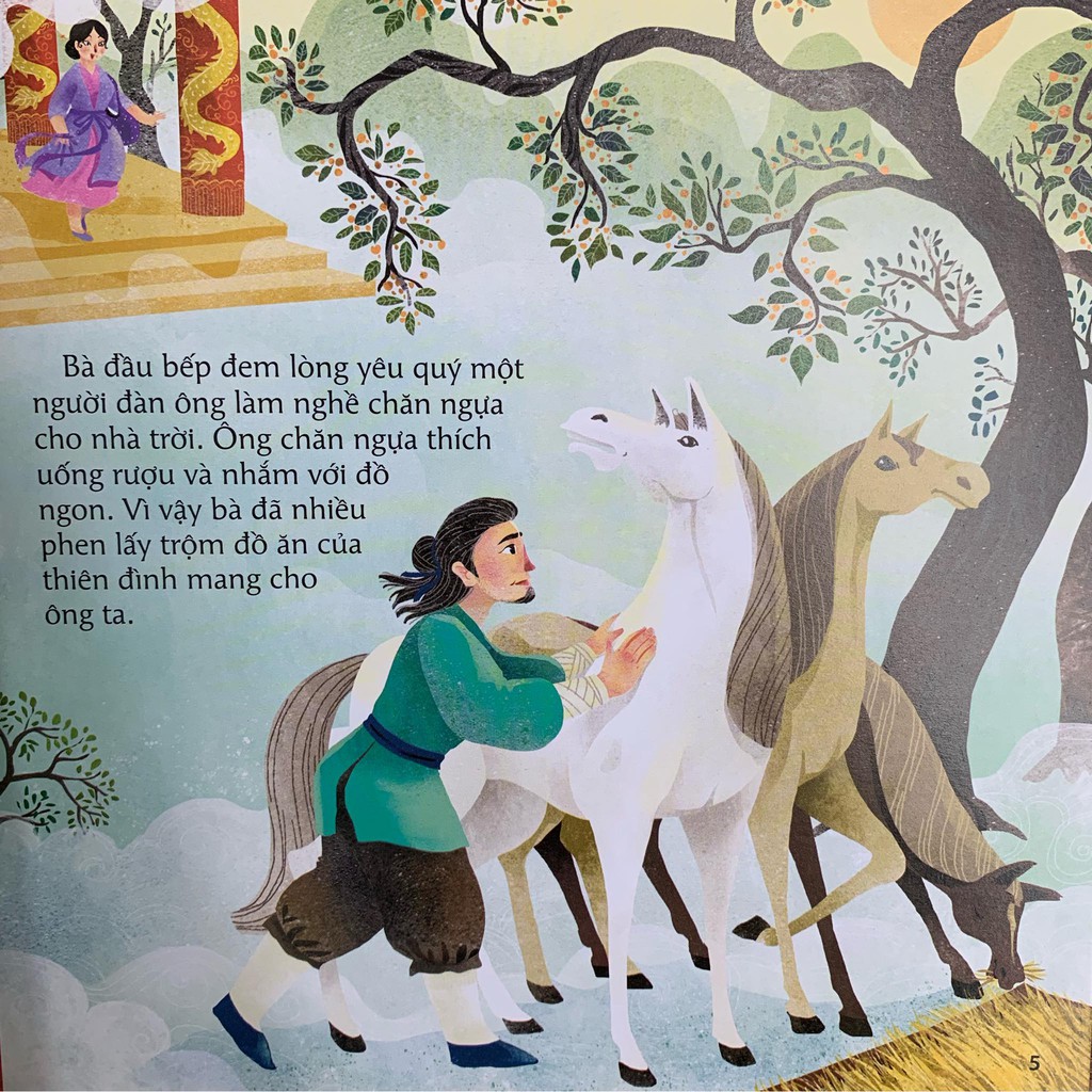 cổ tích việt nam cho bé mẫu giáo - sự tích cái chổi (tái bản 2019) - Ảnh 5