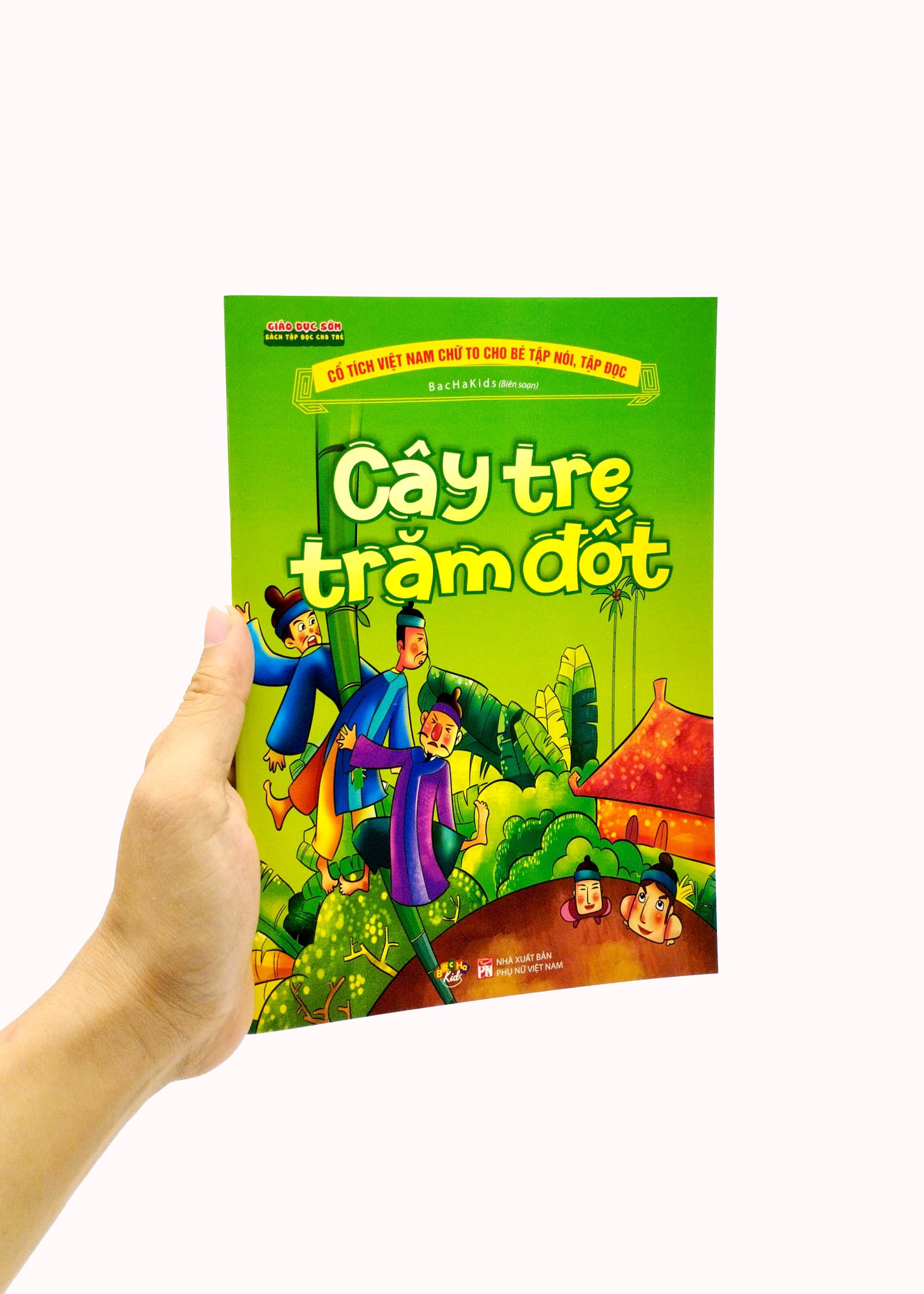 cổ tích việt nam chữ to cho bé tập nói, tập đọc - cây tre trăm đốt - Ảnh 7