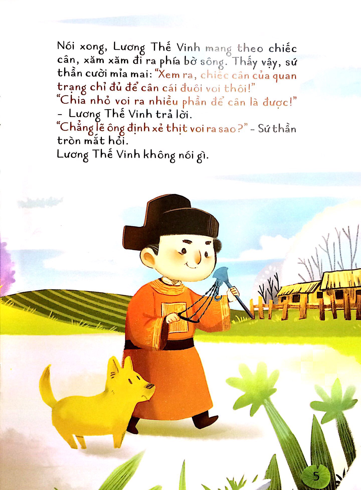 cổ tích việt nam - trạng lường cân voi - Ảnh 3