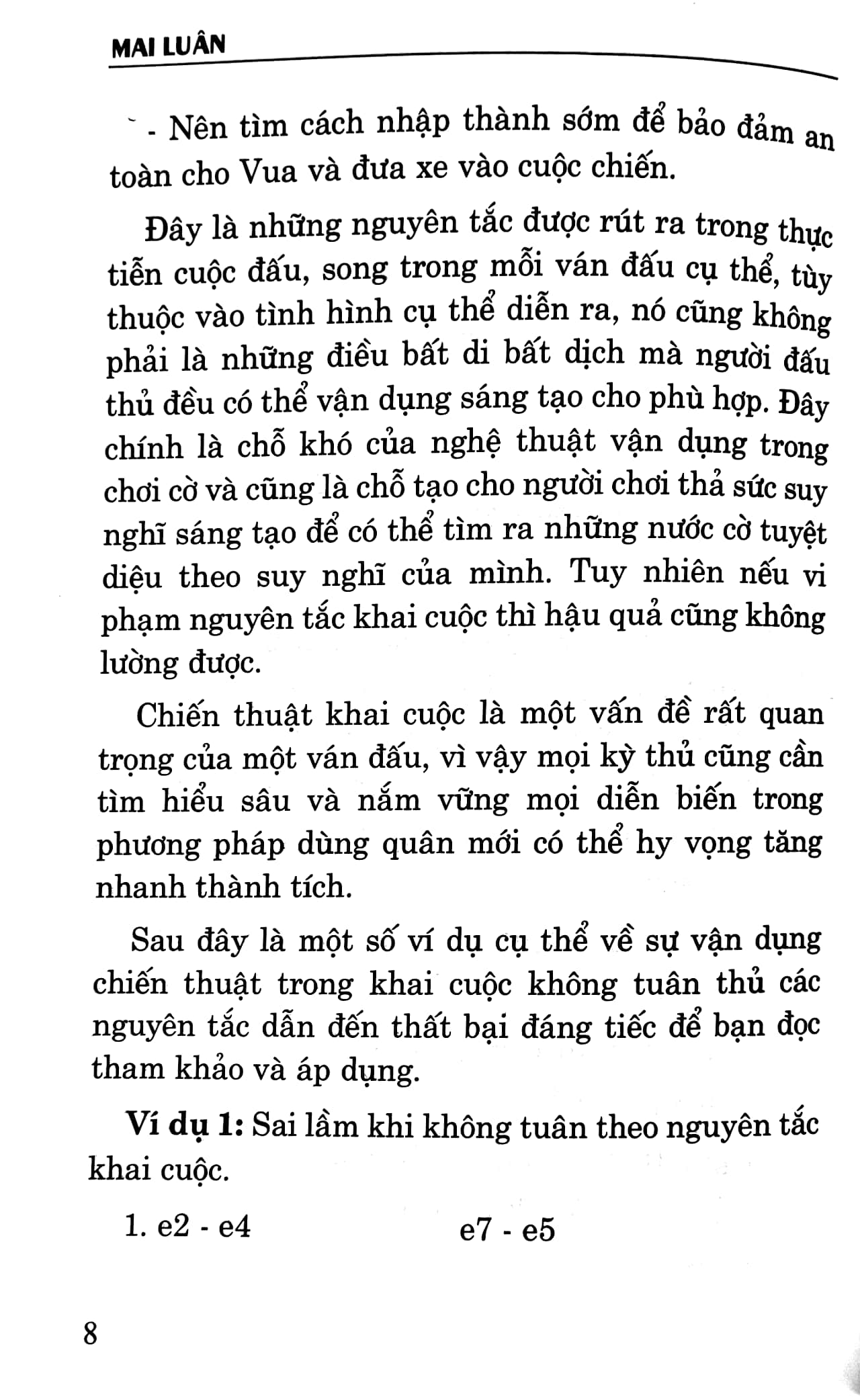 cờ vua - chiến thuật khai cuộc - những điều cần phải nhớ - Ảnh 6