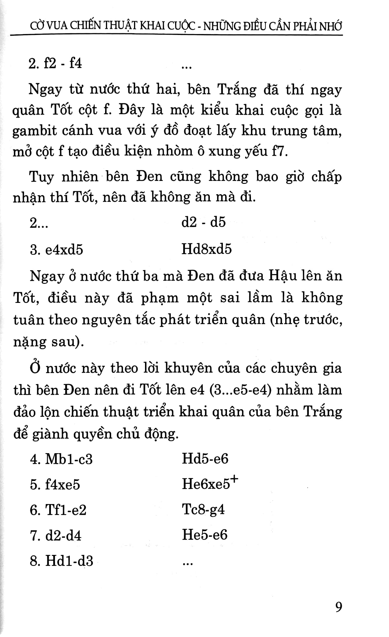 cờ vua - chiến thuật khai cuộc - những điều cần phải nhớ - Ảnh 7