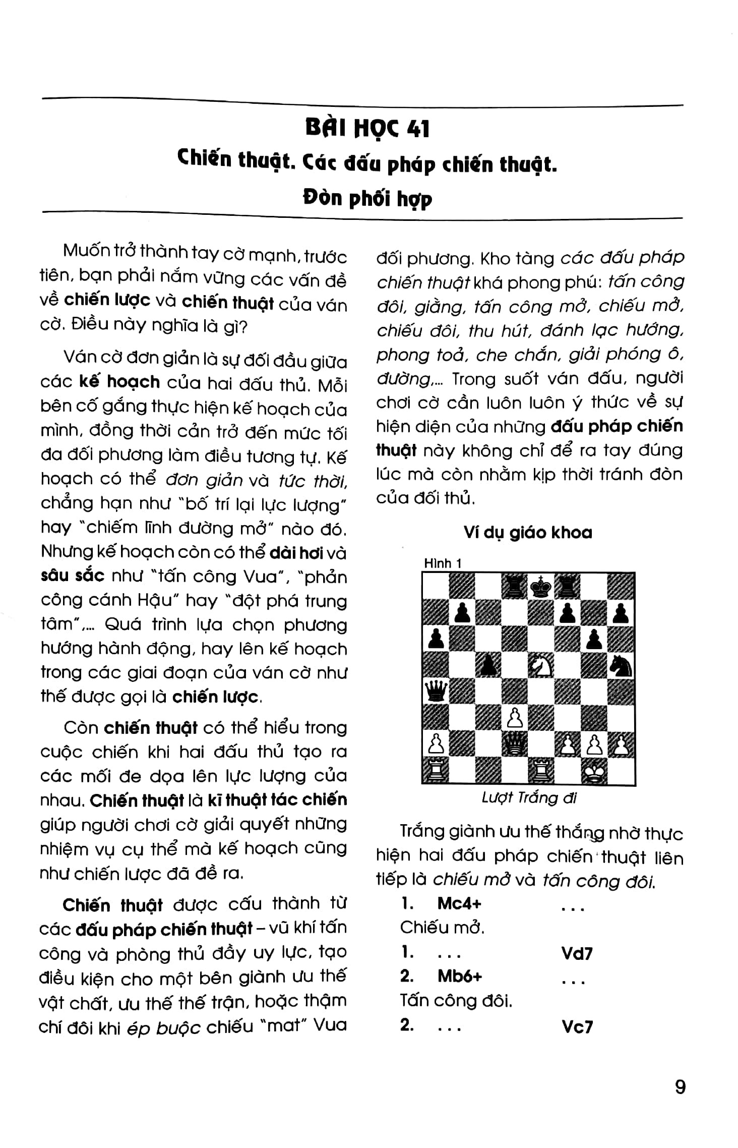 cờ vua - tập 3 - chiến thuật kỹ thuật tác chiến (tái bản 2024) - Ảnh 4