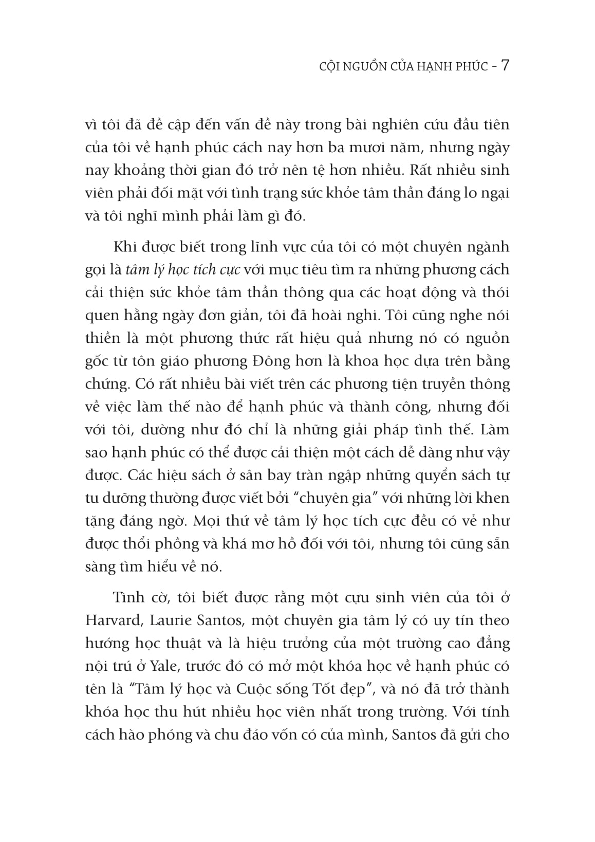 Cội Nguồn Của Hạnh Phúc - The Science Of Happiness - Seven Lessons For Living Well - Ảnh 6