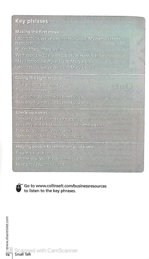 collins english for business - small talk - Ảnh 5