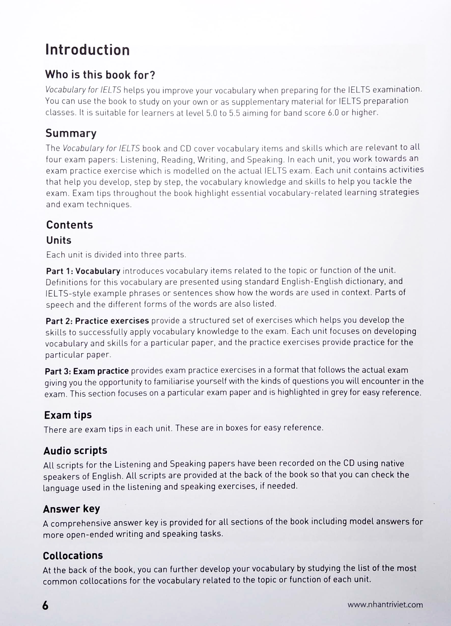 collins english for exams - vocabulary for ielts (2022) - Ảnh 4