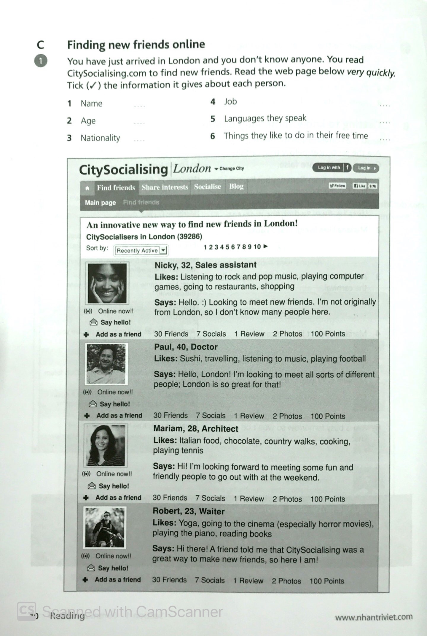 collins english for life_reading_a2 pre-intermediate - Ảnh 7