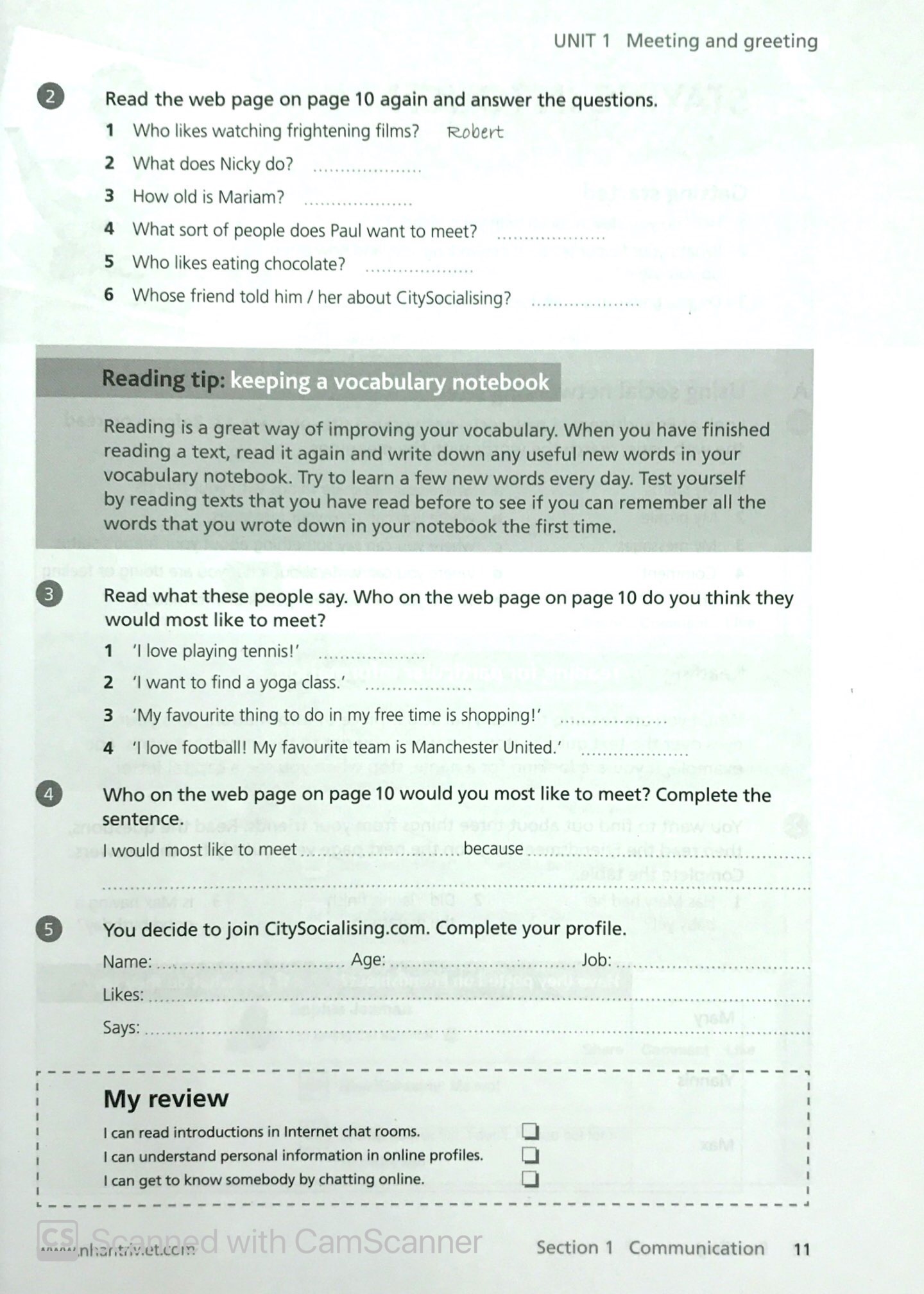 collins english for life_reading_a2 pre-intermediate - Ảnh 8