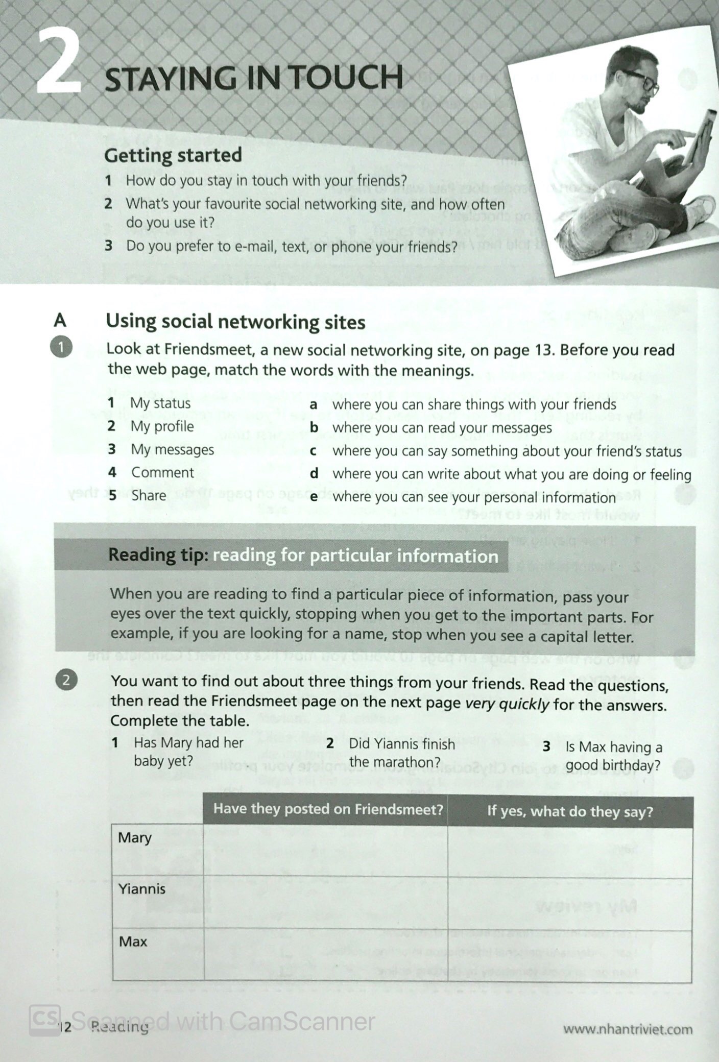 collins english for life_reading_a2 pre-intermediate - Ảnh 9