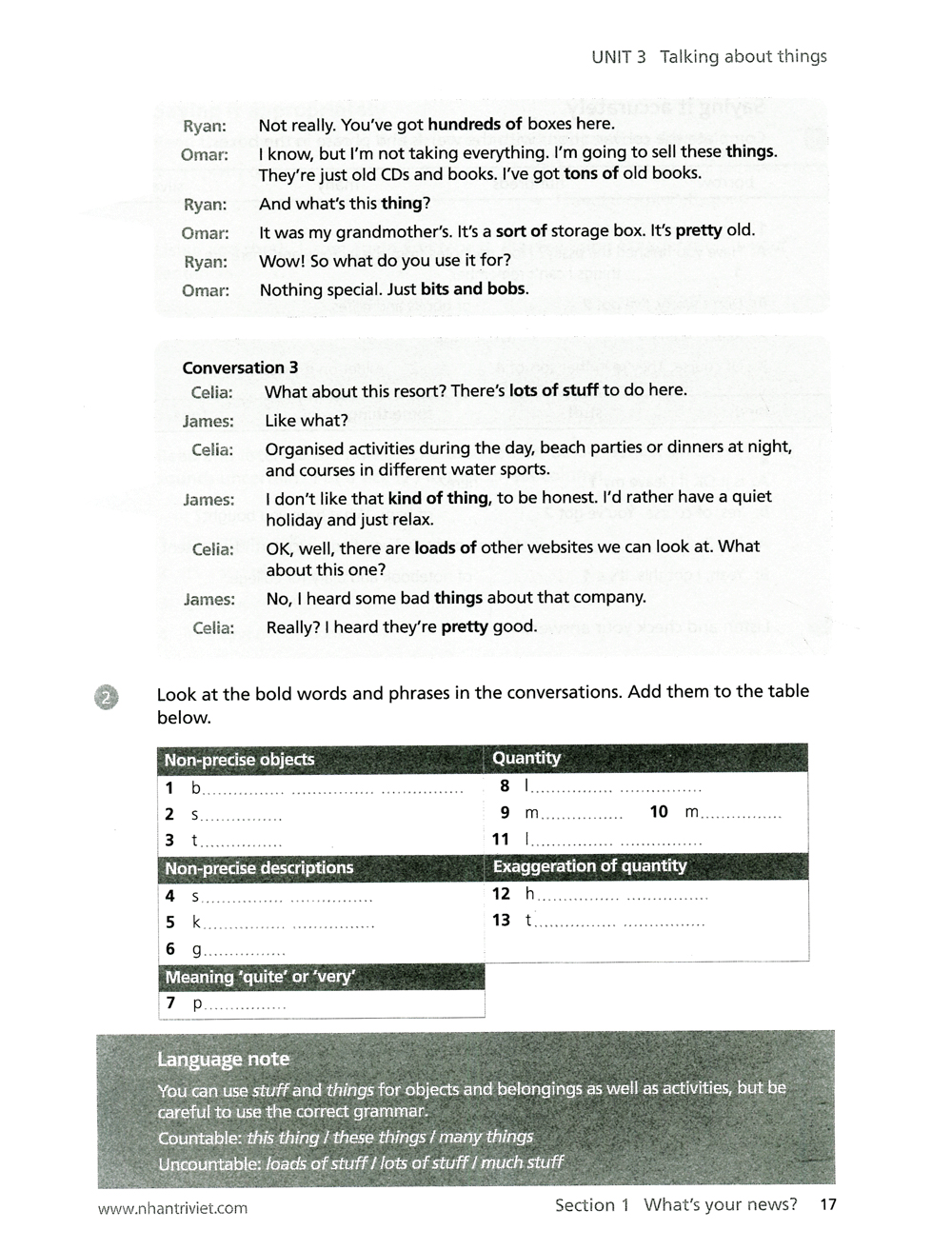 collins english for life - speaking - a2 pre-intermediate (cd) - Ảnh 13