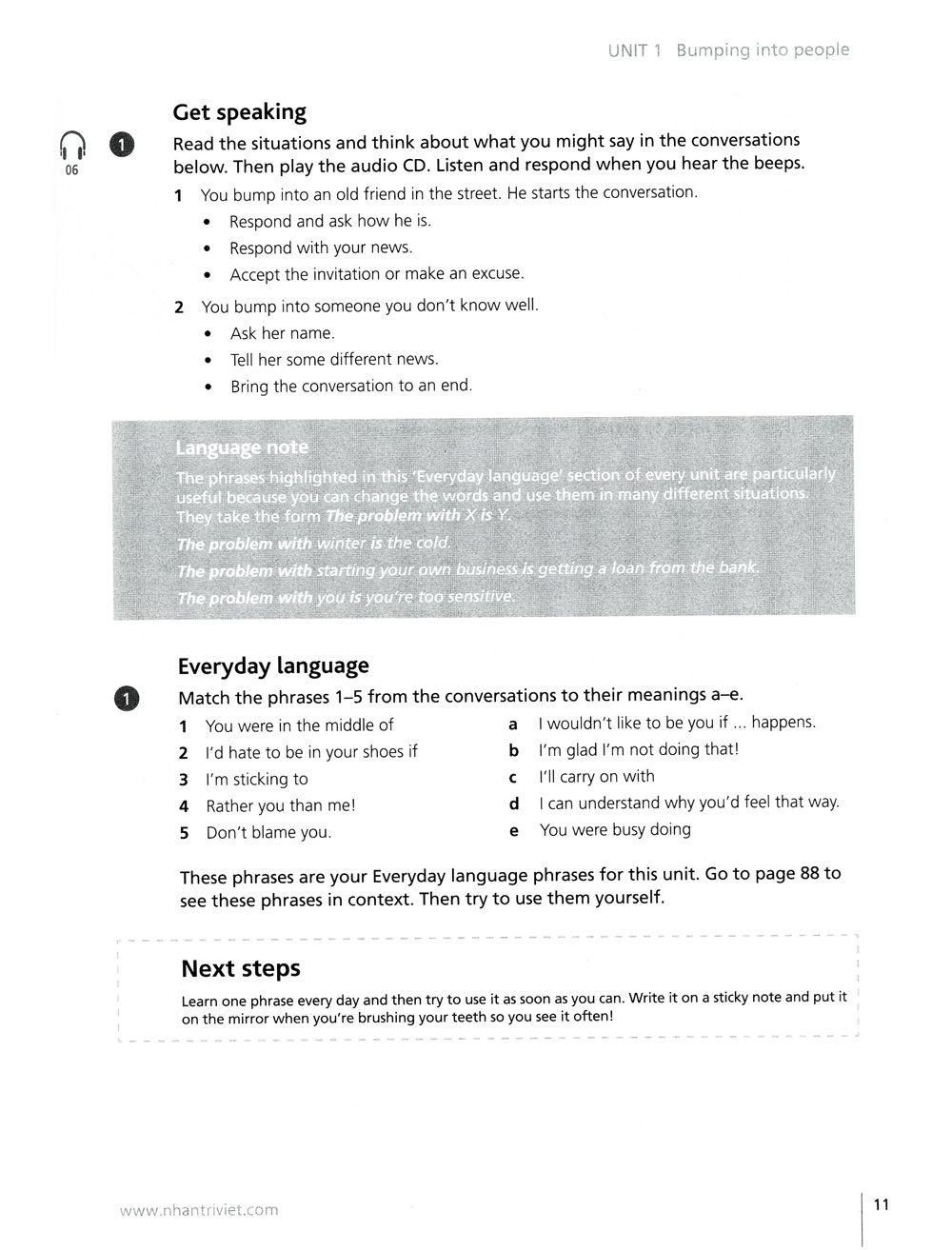 collins english for life_speaking_b2+ upper intermediate (+cd) - Ảnh 5