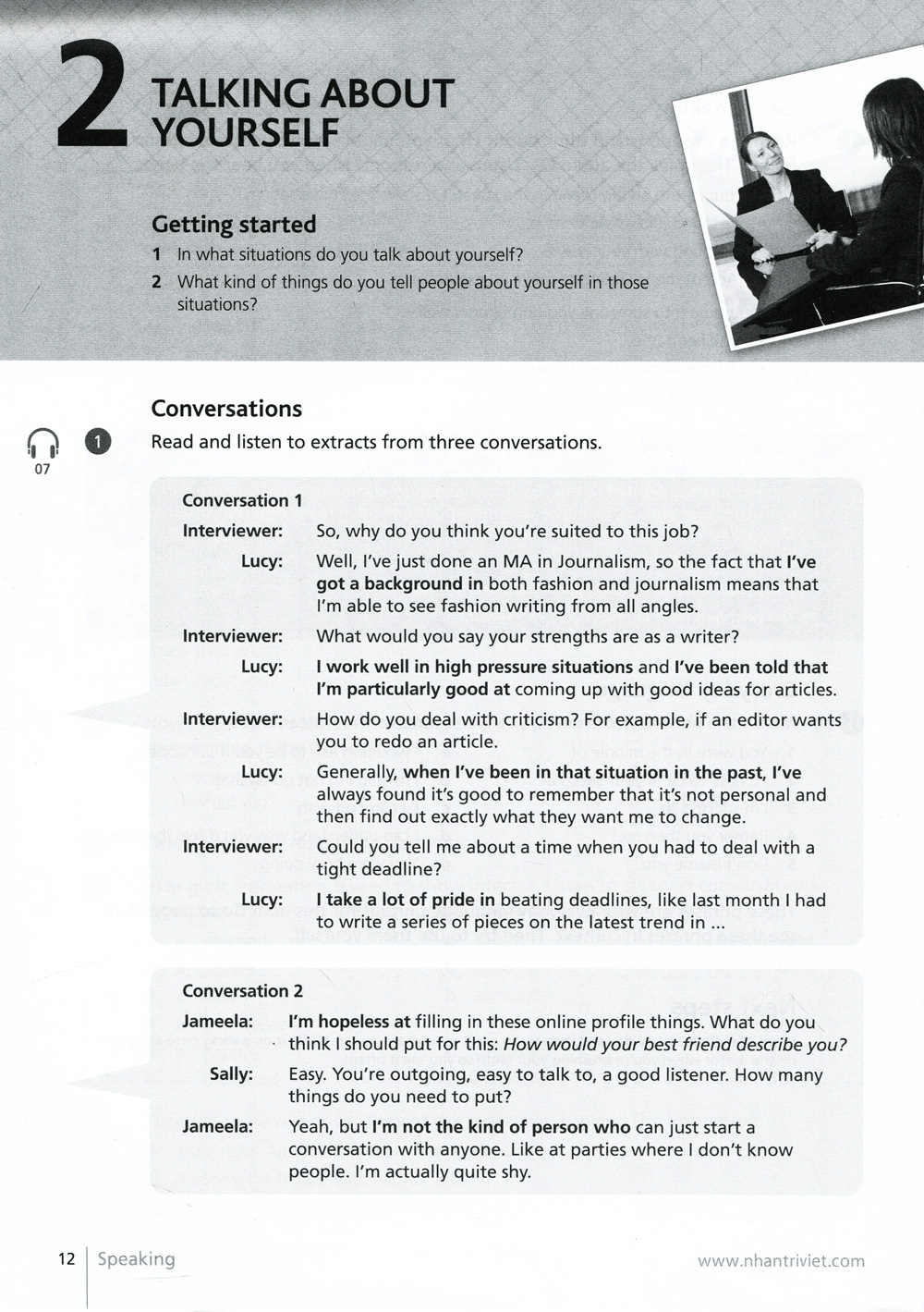 collins english for life_speaking_b2+ upper intermediate (+cd) - Ảnh 6