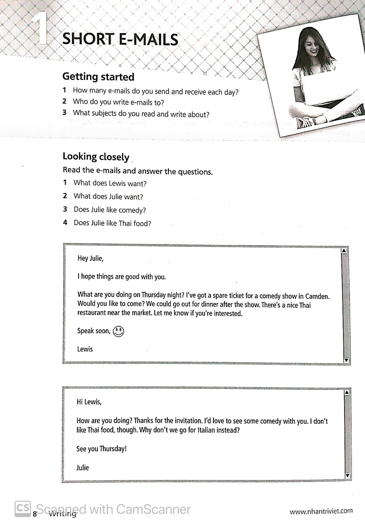 collins english for life_writing_a2 pre-intermediate - Ảnh 4