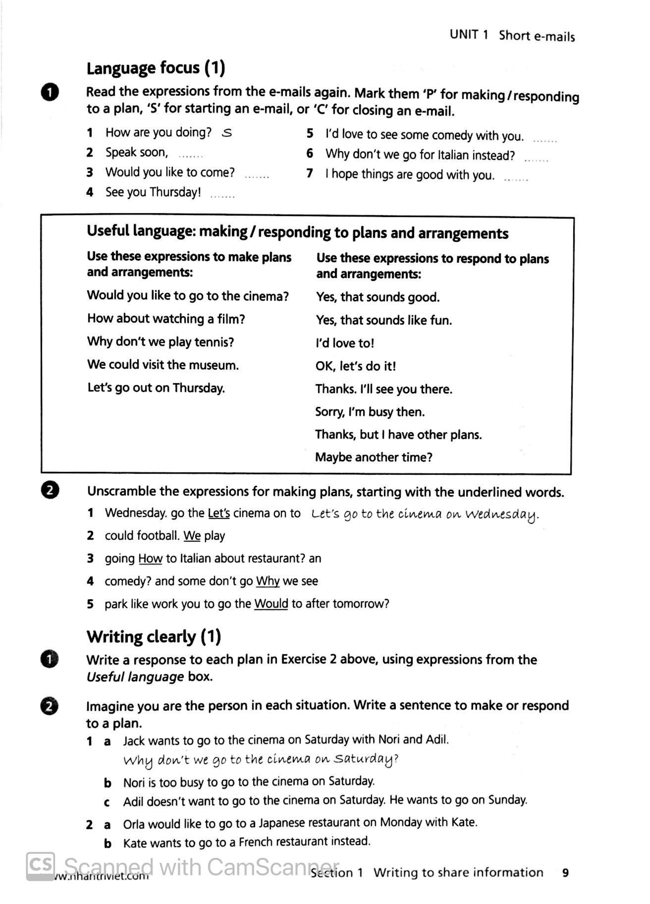 collins english for life_writing_a2 pre-intermediate - Ảnh 5