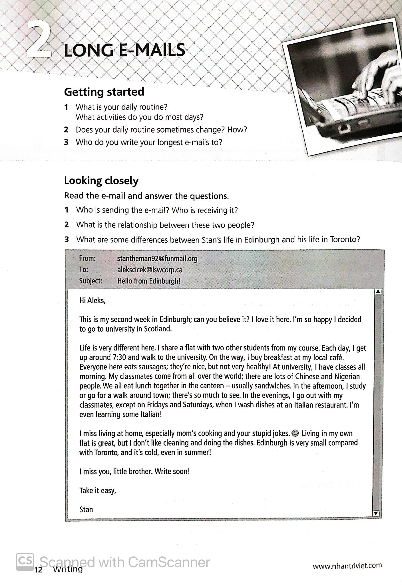 collins english for life_writing_a2 pre-intermediate - Ảnh 8