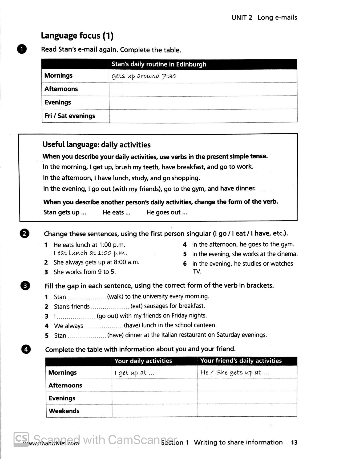 collins english for life_writing_a2 pre-intermediate - Ảnh 9
